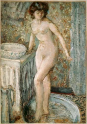 P. Bonnard, nu na toilette